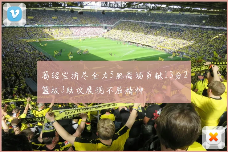 葛昭宝拼尽全力5犯离场贡献13分2篮板3助攻展现不屈精神