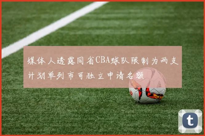 媒体人透露同省CBA球队限制为两支计划单列市可独立申请名额